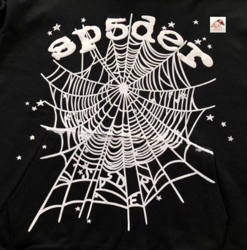 🕷️ Rhinestone Sp5der Tracksuit